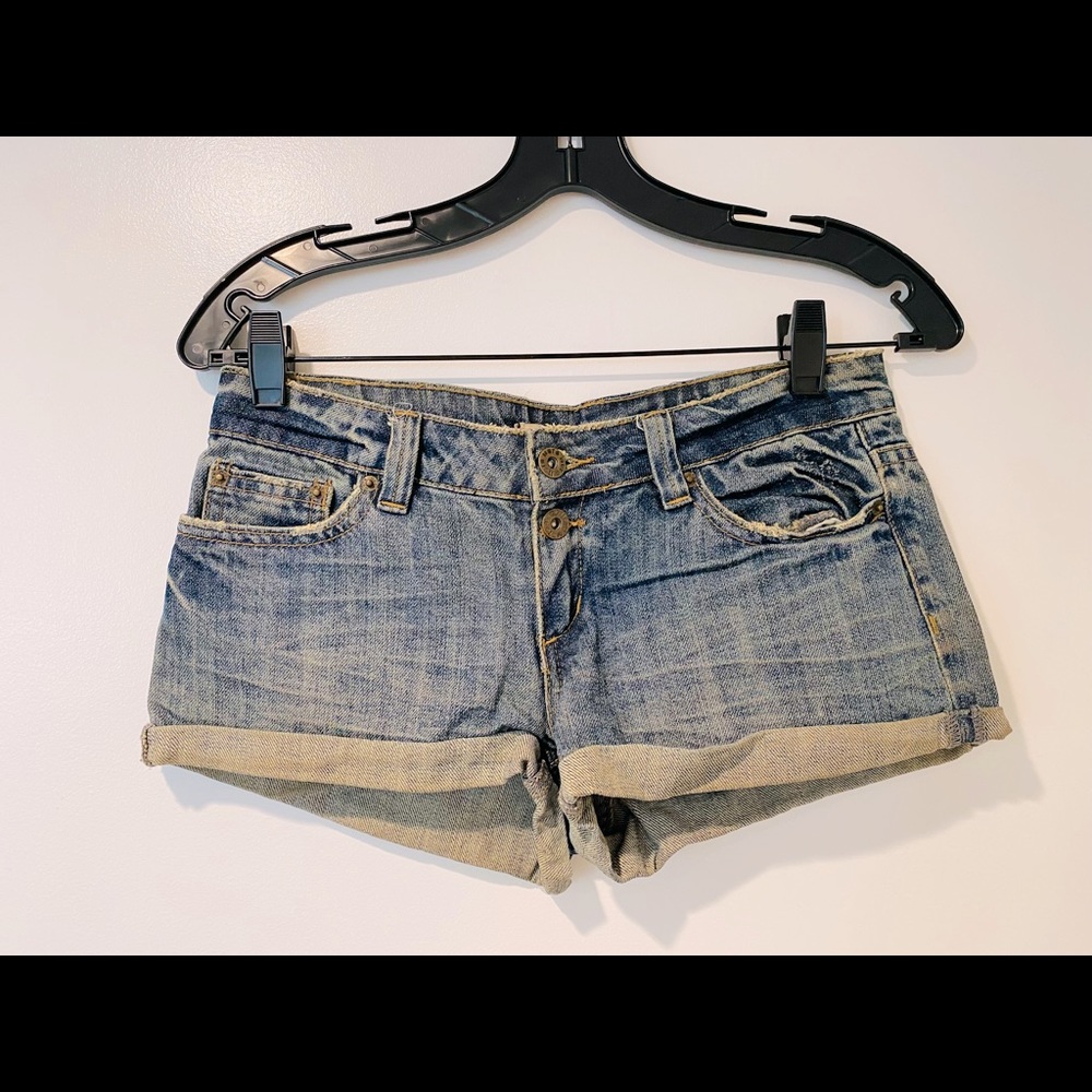 Topshop denim shorts hotpants